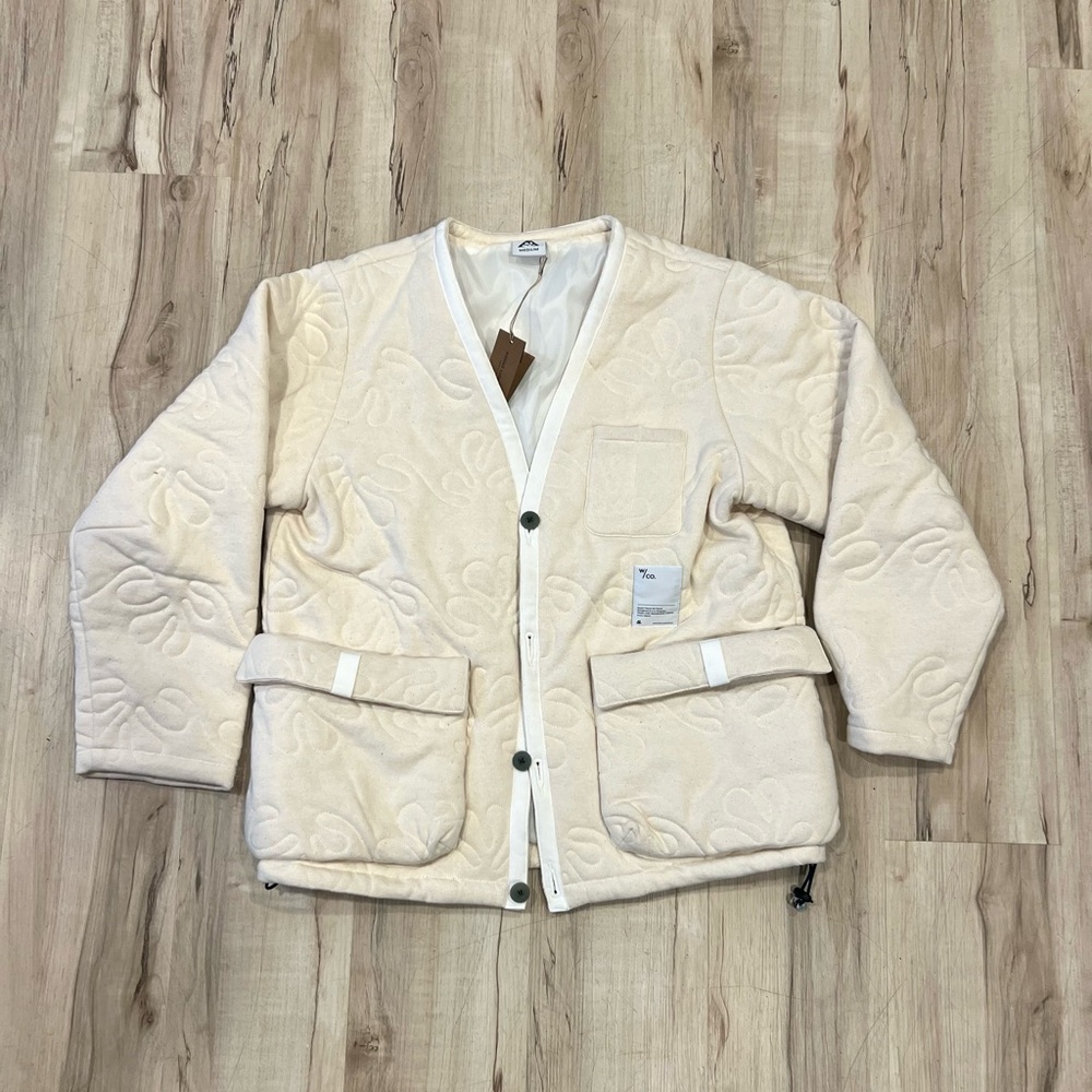 Wasted Collective - Quilted Cardigan Button Up  Jacket - NWT